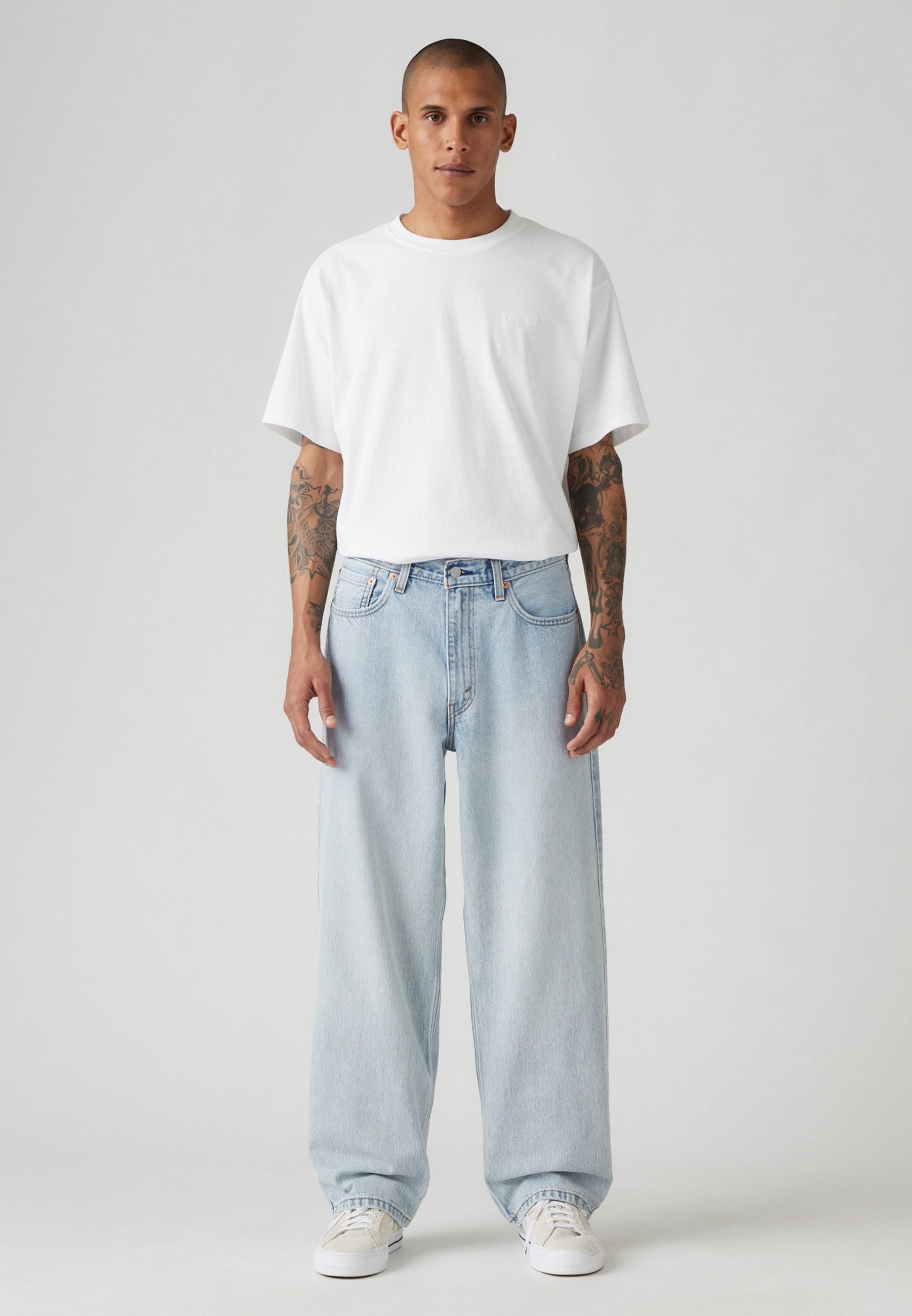 デニム/ジーンズ Levi's 578 BAGGY LIGHTINDIGO Levi's® 578® BAGGY - Baggy Jeans - bag secured/light-blue denim