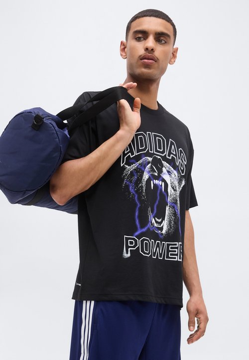adidas WORKOUT ESSENTIALS BASE 3 STRIPES 9 INCH SHORT - Sports shorts - dark blue/white — foto 4