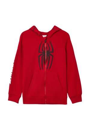 STAMPA - Sweat zippé - rosso medio