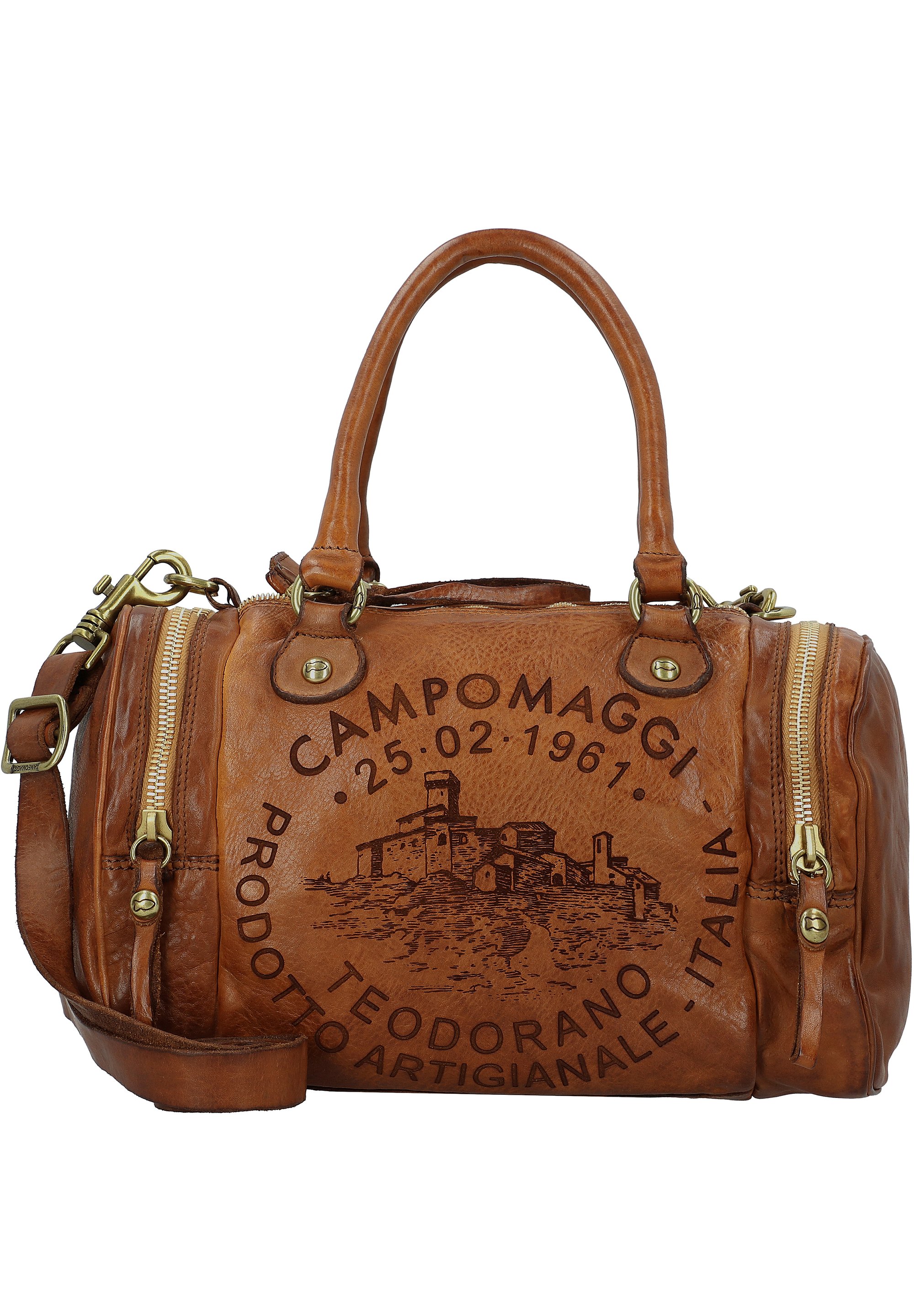 Handbag Campomaggi Taschen Leather Handbag CAMPOMAGGI Brown In