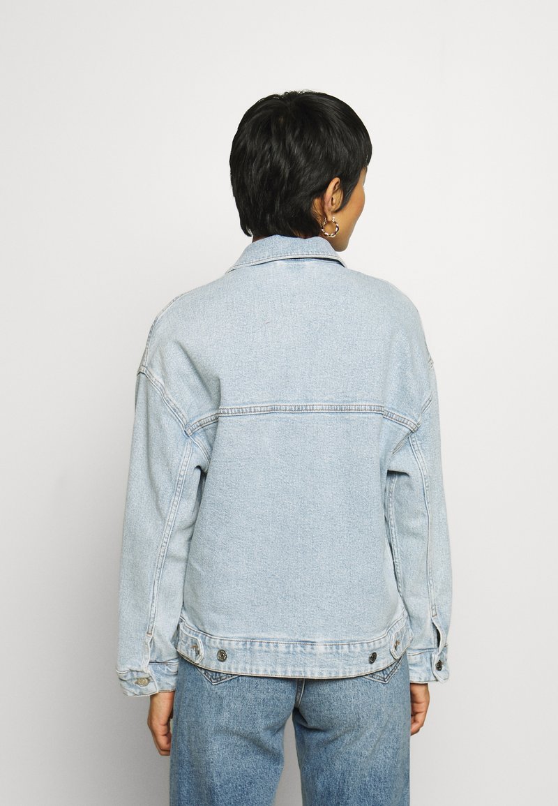 Samsoe Samsoe Ivalu Jacket Denim Jacket Melting Ice Light Blue Denim Zalando De