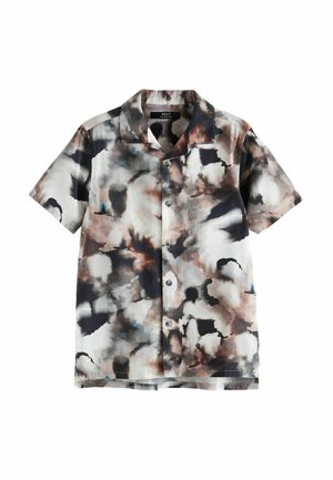 SHORT SLEEVE PRINTED REGULAR FIT - Skjorta - black blotch