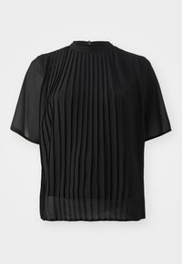 Object OBJMILA 2/4 PLISSE DIV - Blusa - black