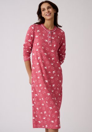 Damart, THERMOLACTYL - ROUND NECK - LONG SLEEVE - Chemise de nuit / Nuisette - imperial pink