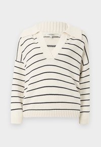 THE STRIPED EASY - Pullover - off-white