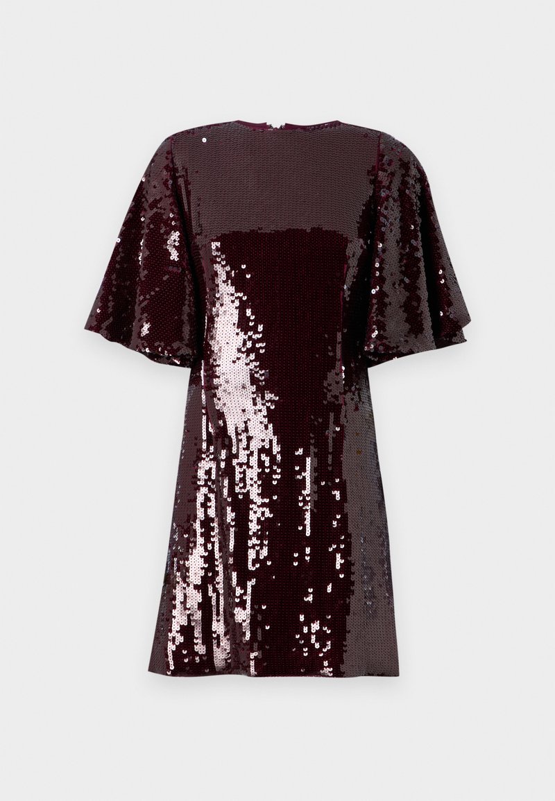 Malina Cocktailjurk donkerrood