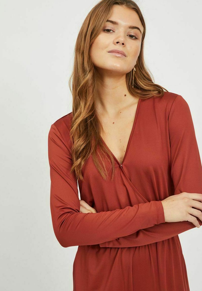 Damen Kleider | Vila Jumpsuit burnt henna/ocker - HP94809 Damen Kleider | Vila Jumpsuit burnt henna/ocker - HP94809