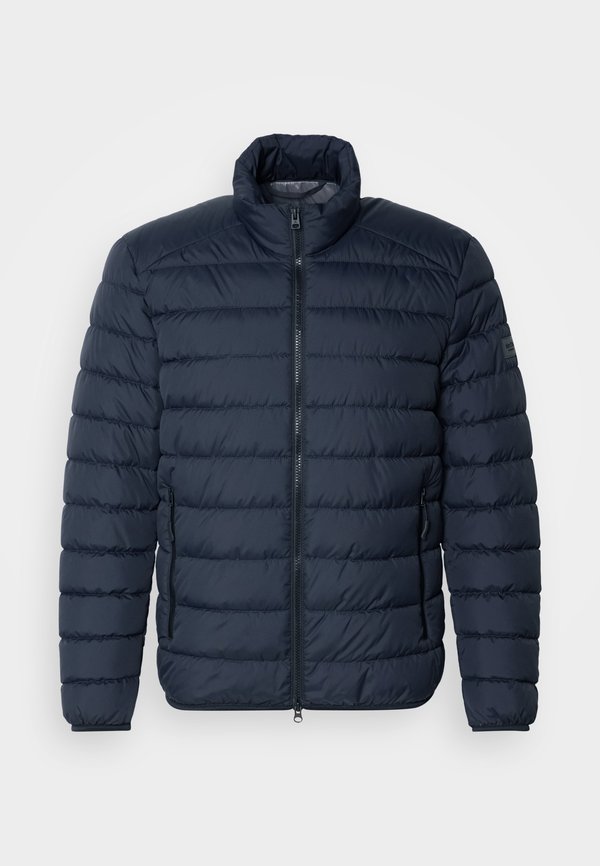 JACKET REGULAR FIT REPREVE STAND UP COLLAR 2WAY VISLON - Light jacket - dark night2