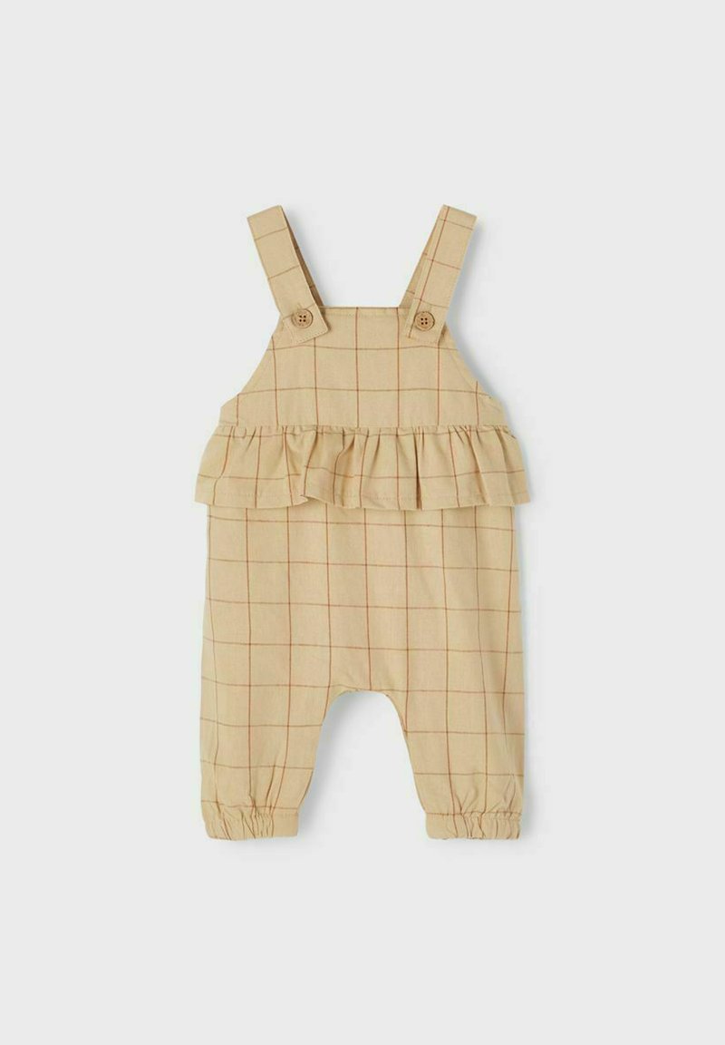 Kinder Jumpsuits & Playsuits | Lil' Atelier LOOSE FIT Latzhose croissant/beige - DU63909 Kinder Jumpsuits & Playsuits | Lil' Atelier LOOSE FIT Latzhose croissant/beige - DU63909