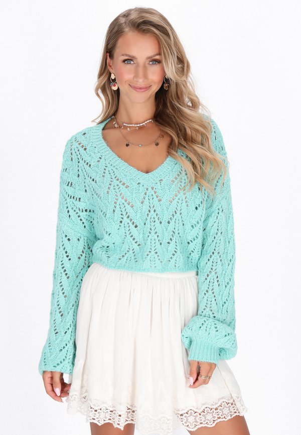 SWEATER - Strickpullover - turquoise