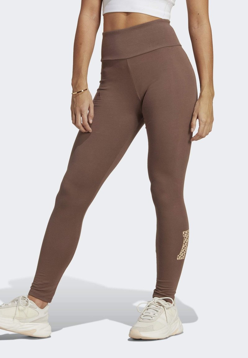 adidas Sportswear LEGGING Tights earth strata/braun Zalando.at
