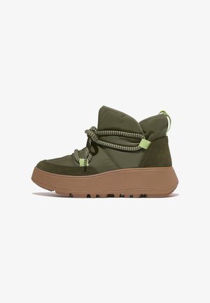 FitFlop Wedge Ankle Boots - green