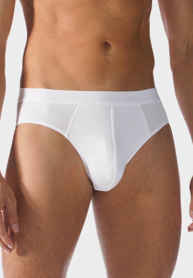 Herren Unterhosen | mey JAZZPANTS SERIE COOL Slip weiss/weiß - CQ14609 Herren Unterhosen | mey JAZZPANTS SERIE COOL Slip weiss/weiß - CQ14609