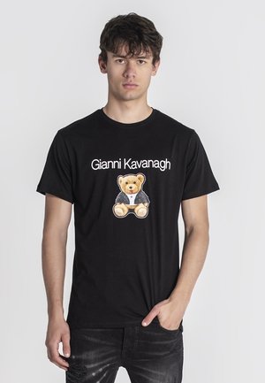 GK TEDDY BEAR TEE - T-Shirt print - black