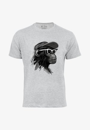 Cotton Prime, COOL MONKEY - T-Shirt print - grau