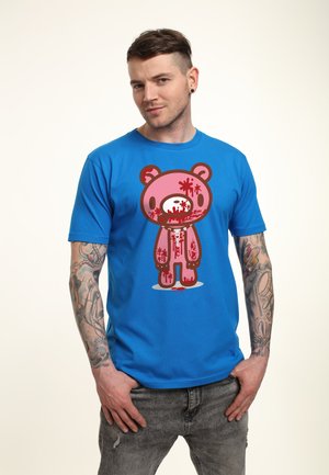 Henry Tiger, GLOOMY BEAR NAUGHTY GRIZZLY COVERED IN BLOOD CUTE HALLOWEEN ANIME - Triko s potiskem - royal blue