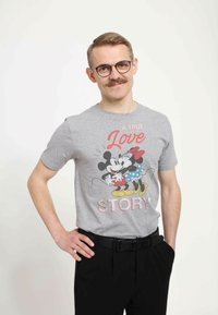 Disney DISNEY CLASSIC MICKEY TRUE LOVE STORY UNISEX - T-shirt z nadrukiem