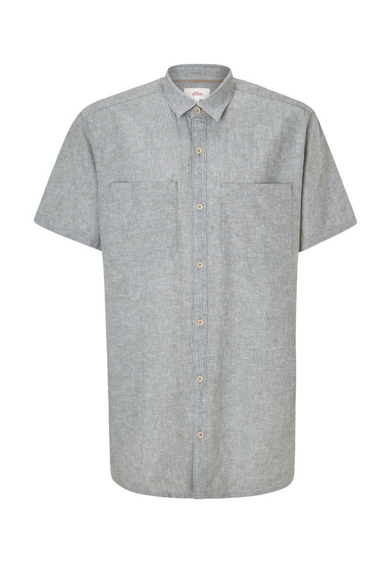 Herren Freizeithemden | s.Oliver AUS Hemd khaki oliv/dunkelgrün - CO68837 Herren Freizeithemden | s.Oliver AUS Hemd khaki oliv/dunkelgrün - CO68837