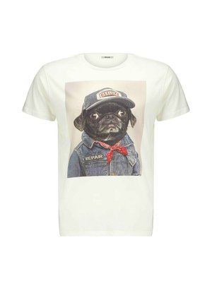 PEPERE - T-shirt print - Natural