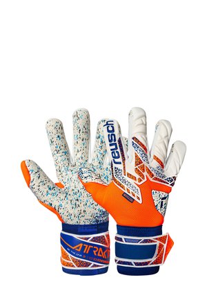 ATTRAKT FUSION - Guanti da portiere - shock orng/energ blue