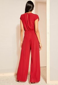 Friends Like These SHORT SLEEVE TIE WAIST - Kezeslábas - red