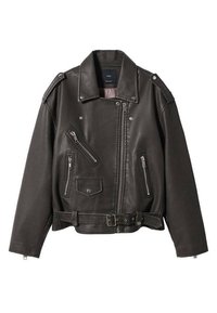 Mango Veste en similicuir - brown