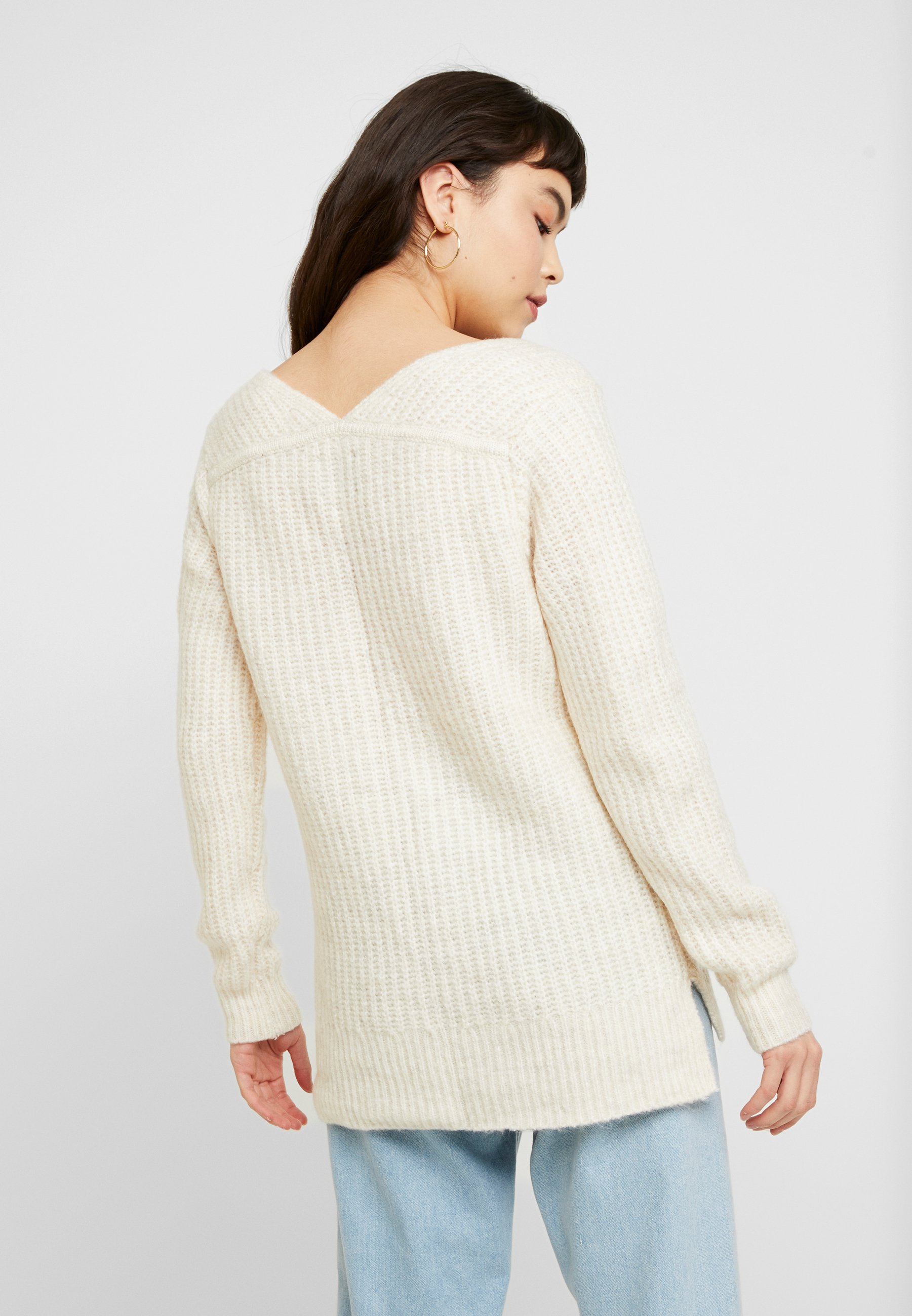Abercrombie & Fitch LONG FUZZY Trui creamcrème Zalando.nl Beige Dames Truien van Abercrombie & Fitch online kopen