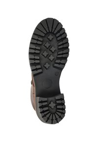 Nelson Enkellaarsjes met plateauzool - cognac