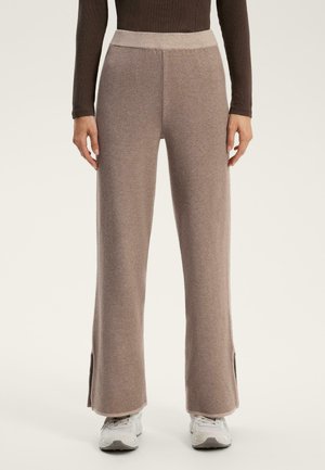 CONTRASTING PIPING  - Pantaloni - pink