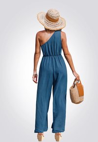 Cupshe ONE SHOULDER WAIST TIE  - Combinaison - dark blue