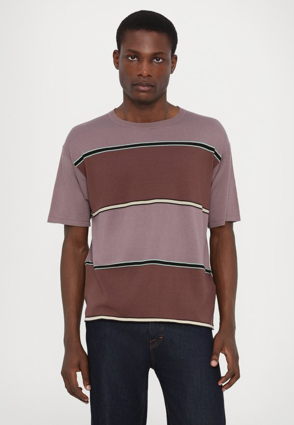 Print T-shirt - mauve2