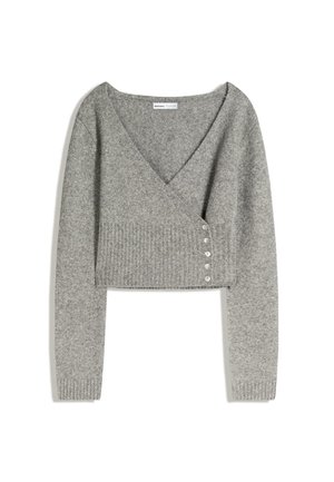 BUTTONED  - Kardigán - grey