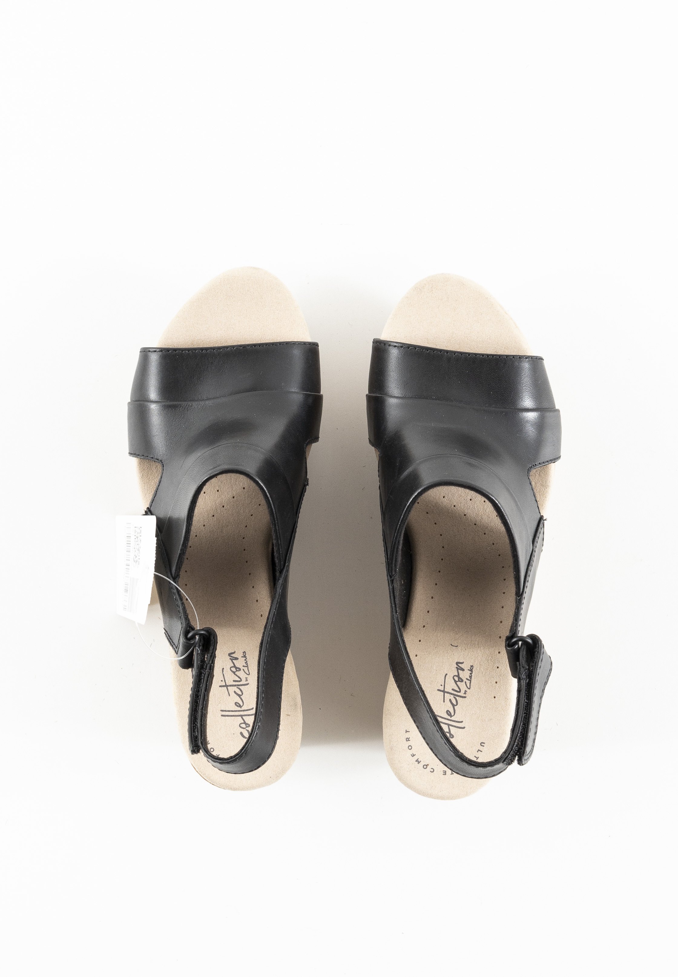 Clarks Sheer35 Strap - Maat 37.5 - Dames Sandalen - Black Leather | DGM  Outlet