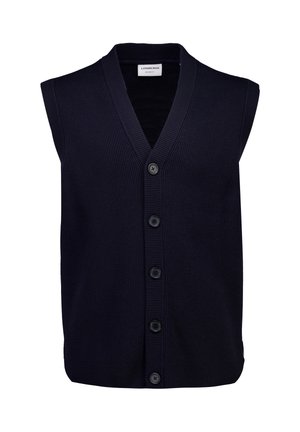Lindbergh, V-NECK BUTTON SLIPOVER - Weste - navy