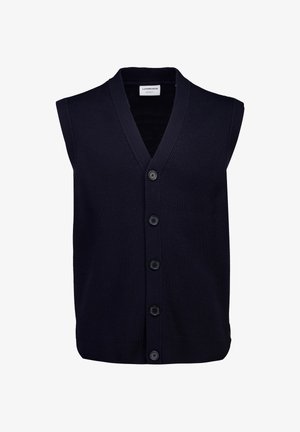 Lindbergh, V-NECK BUTTON SLIPOVER - Weste - navy