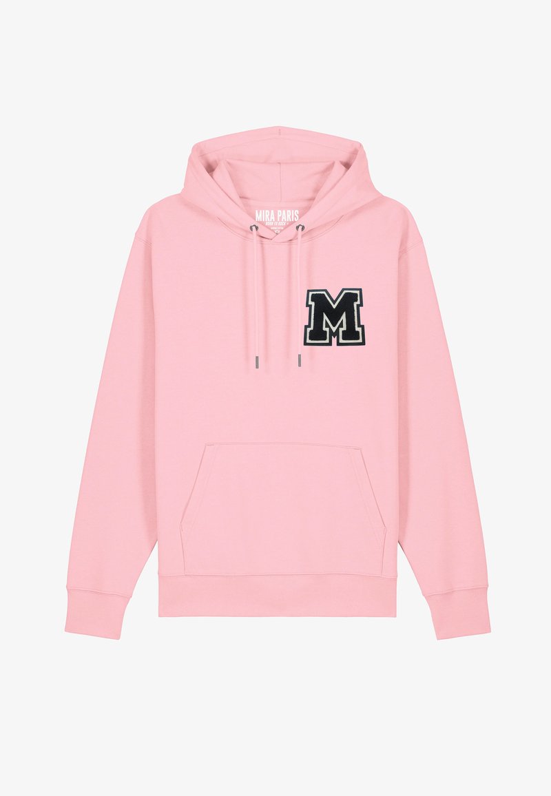 Mira Paris M EMBROIDERY UNISEX - Džemperis ar kapuci - pink