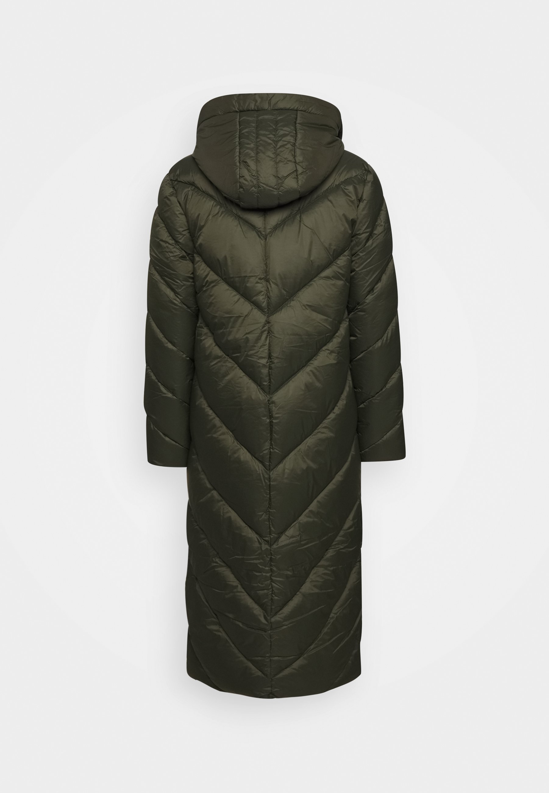 Saint Tropez CATJA LONG JACKET Vinterkåpe frakk army Saint Tropez CATJA LONG JACKET Vinterkåpe frakk