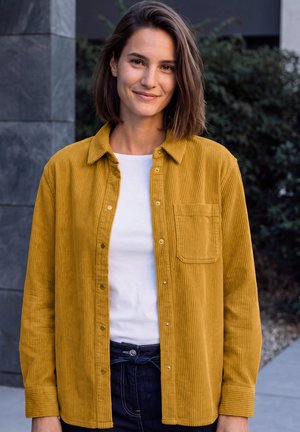 Cecil, SOLID-COLOURED CORD BLOUSE - Chemisier - golden honey