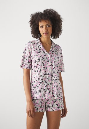 VD COSY WORLD SHORTY - Pyjama - grey/white/pink