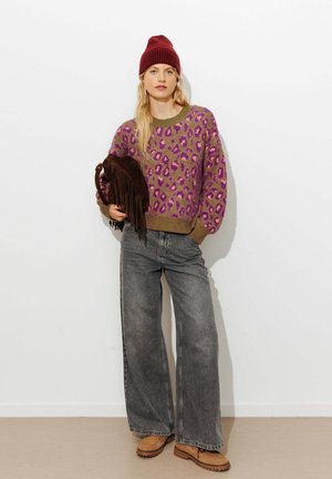 LÉOPARD IRISÉ - Pullover - rose