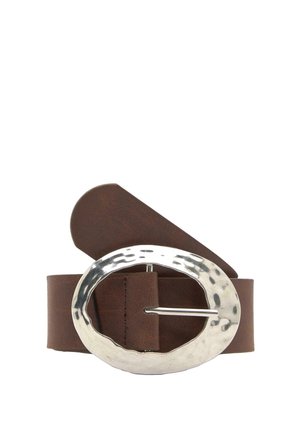 ROUND BUCKLE - Gürtel - brown