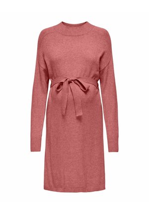 OLMLEVA LANGES - Strikkjoler - dusty rose