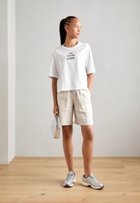 Marc O'Polo SHORT SLEEVE CREW NECK WOMENSDAY - T-shirt print - white