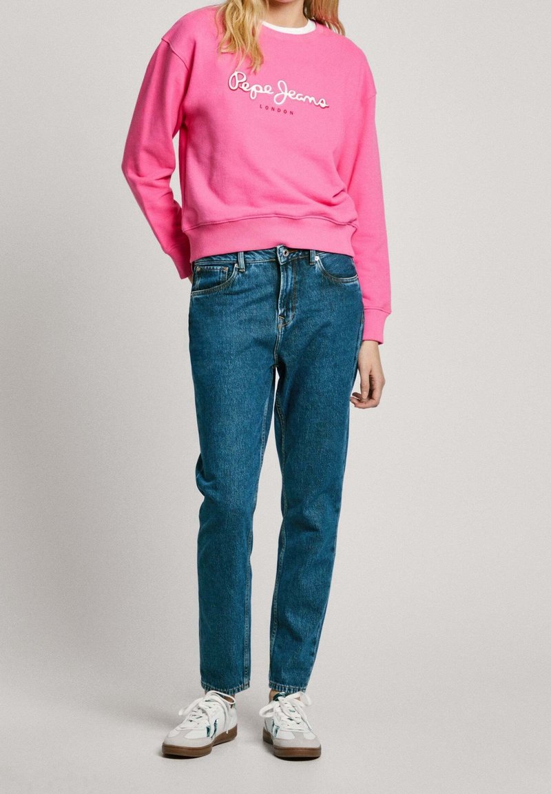 Pepe Jeans Kari Teen, Felpa Per Bambina Con Girocollo, 100% Cotone