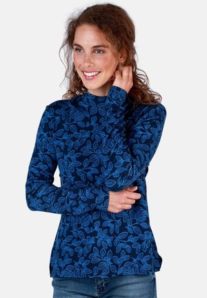 Lykka du Nord OLENNI AUTUMN LEAVES - Langarmshirt - navy