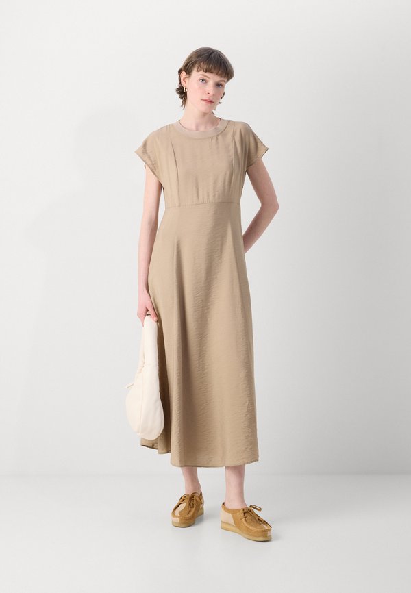 DRESS  FEMININE SHAPE  ROUND NECKLINE MIDI LENGTH  CUTLINES - Day dress - summer sand2