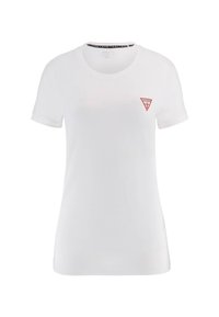 MINI TRIANGLE TEE - Paprasti marškinėliai - pure white