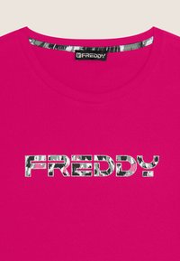 Freddy CON LOGO MACULATO - Maglietta a manica lunga - beetroot purple