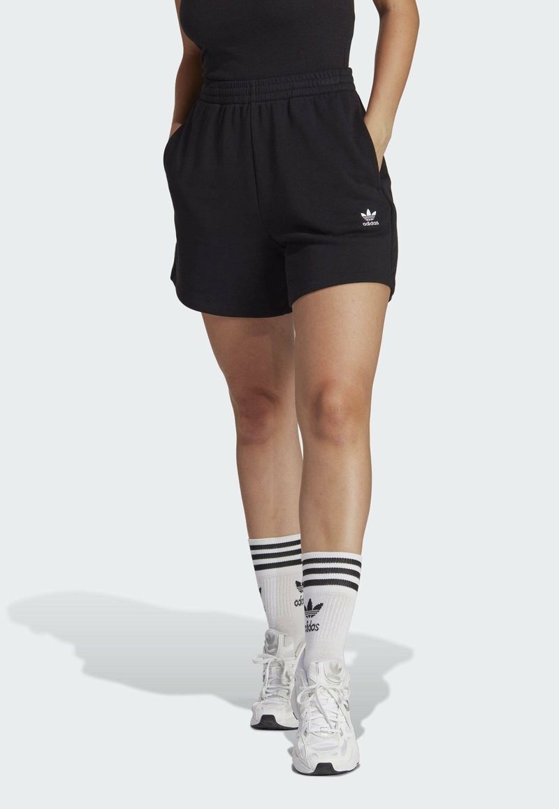 leeftijd Onschuld Arena adidas Originals ESSENTIALS FRENCH TERRY - Shorts - black/zwart - Zalando.nl