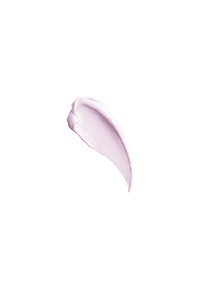 Light purple cream swatch with a smooth, glossy texture, applied in a curved shape on a white background. No distinct patterns or accents.